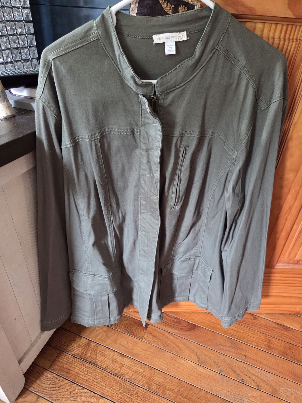 Women’s Olive Utility Jacket - Unknown Brand